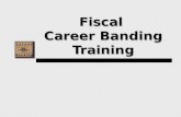 Fiscal Career Banding Training. Training Agenda I.Career Banding Overview II.Introduction of Bands III.Competency Based Pay.