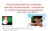 (As easy as ABC?) Ruth Brand Flu Locum Consultant developmental Child and adolescent Psychiatrist.