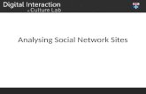Analysing Social Network Sites. Aims This week – Social capital vs. Social support – Communities – Persuasion technology in social networks.