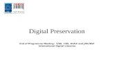 QA Focus Digital Preservation End of Programme Meeting: 5/99, 7/99, DiVLE and JISC/NSF International Digital Libraries.