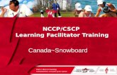 NCCP/CSCP Learning Facilitator Training Canada~Snowboard.