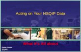 Acting on Your NSQIP Data What it’s All about Peter Doris SQAN.
