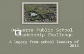 A legacy from school leaders of 2013.  Ideas for an unused area of our school  Rainforest area was first suggested  Aboriginal heritage   Bush Heritage.