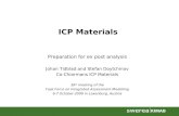 ICP Materials Preparation for ex post analysis Johan Tidblad and Stefan Doytchinov Co-Chiarmans ICP Materials 36 th meeting of the Task Force on Integrated.