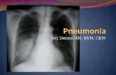 Jen Denno RN, BSN, CEN. Pneumonia Vaccination Percent of adults 65 years and over who had ever received a pneumococcal vaccination: 59% Health Care Use.