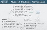 Advanced Knowledge Technologies  University of Aberdeen  University of Edinburgh  University of Sheffield  Open University  University of Southampton.