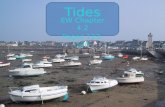 What are Tides? – Describe the 2 types of Tides. – What objects and force cause Tides? – Draw a picture of the location of the tidal bulges like the one.