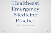 Healtheast Emergency Medicine Practice State of the Practice.