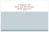 Chapter 10: How Do We Relate With Others?. Pastorino/Doyle-Portillo Essentials of What Is Psychology? 1 st edition © 2010 Cengage Learning Social Psychology.
