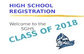 HIGH SCHOOL REGISTRATION Welcome to the SGHS. GRADUATION REQUIREMENTS.