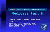 Medicare Part D Elena Chan PharmD candidate, UCSF Tiffany Jew PharmD, MBA candidate, USC.