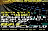 Greetings & Welcome Kernersville Middle School 6 th Grade Science, Teacher: Mrs. Edna Thompson, 2-14-11 ESSENTIAL QUESTION (E.Q. – Classwork) Why does.