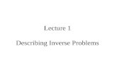 Lecture 1 Describing Inverse Problems. Syllabus Lecture 01Describing Inverse Problems Lecture 02Probability and Measurement Error, Part 1 Lecture 03Probability.