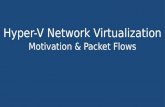 Hyper-V Network Virtualization Motivation & Packet Flows.