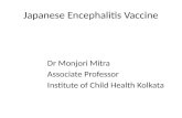 Japanese Encephalitis Vaccine Dr Monjori Mitra Associate Professor Institute of Child Health Kolkata.