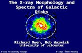 X-ray Astronomy Group Richard Owen, Bob Warwick University of Leicester The X-ray Morphology and Spectra of Galactic Disks X-rays from Nearby Galaxies.