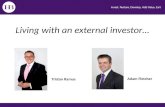 Living with an external investor… Tristan Ramus Adam Fletcher.