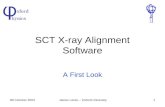 9th October 2003James Loken – Oxford University1 SCT X-ray Alignment Software A First Look.