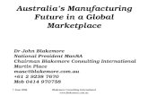 7 June 2006Blakemore Consulting International  Dr John Blakemore National President ManSA Chairman Blakemore Consulting International.