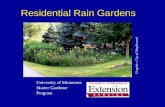 Residential Rain Gardens University of Minnesota Master Gardener Program Graphic: City of Maplewood.