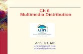 Ch 6 Multimedia Distribution Arini, ST, MT arinizul@gmail. Com arinizoel@yahoo.com.