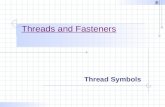 Threads and Fasteners Thread Symbols. Screw Thread Terms: External Thread: A thread on the outside of a member, as on a shaft. Internal Thread: A thread.