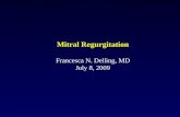 Mitral Regurgitation Francesca N. Delling, MD July 8, 2009.