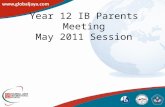 Year 12 IB Parents Meeting May 2011 Session. You can lead a horse to water but..