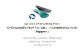 Dalman*Dy*Doromal*Mejia*Ong Marketing Management January 8, 2011 10 Step Marketing Plan Orthopaedie Frey Far East, Incorporated Arch Supports.