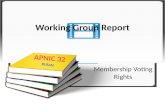 Membership Voting Rights. Executive Council is an elected body Members are expected to vote and elect EC members. Currently APNIC follows proportional.