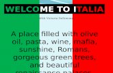 A place filled with olive oil, pasta, wine, mafia, sunshine, Romans, gorgeous green trees, and beautiful renaissance palaces. With Victoria DeSimone.