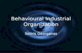 Behavioural Industrial Organization Sotiris Georganas.