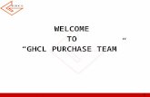 1 WELCOME TO “GHCL PURCHASE TEAM”. 2 Procurement - Soda Ash Division PANKAJ KUMAR Date : 20.06.14.