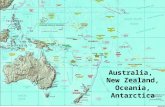 Australia, New Zealand, Oceania, Antarctica. Australian Aborigines  Aborigine = “native”  Hunters  Land sacred  Polytheistic  Arrived in Australia.