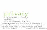 Advanced topics in touchdevelop privacy transparent privacy control via information flow analysis Disclaimer: This document is provided “as-is”. Information.