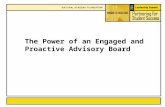 The Power of an Engaged and Proactive Advisory Board.