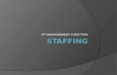 Staffing Nursing management
