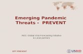 EPT PREVENT Emerging Pandemic Threats - PREVENT AED, Global Viral Forecasting Initiative & Local partners.
