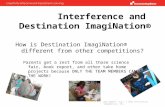Www.IDODI™.org | © 2011 Destination ImagiNation, Inc. Interference and Destination ImagiNation® How is Destination ImagiNation® different from other competitions?
