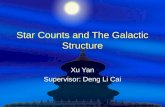 Star Counts and The Galactic Structure Xu Yan Supervisor: Deng Li Cai.