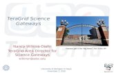TeraGrid Science Gateways Nancy Wilkins-Diehr TeraGrid Area Director for Science Gateways wilkinsn@sdsc.edu University of Michigan CI Days, November 2,