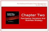 Purchasing and Supply Chain Management by W.C. Benton Chapter Two Purchasing Decisions And Business Strategy McGraw-Hill/IrwinCopyright © 2010 The McGraw-Hill.