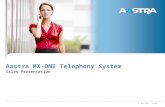 © Aastra - 2012 Aastra MX-ONE Telephony System Sales Presentation.