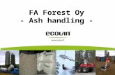 FA Forest Oy - Ash handling - FA Forest Oy (2012).
