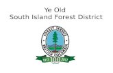 Ye Old South Island Forest District. District Ranger Stations.