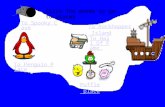 Click The words to go to places To Penguin Place To Rockhopper Island To Spooky Cave Puffle place To Hall Of Fame.