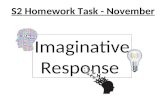 Imaginative Response S2 Homework Task - November.