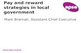 Www.apse.org.uk Pay and reward strategies in local government Mark Bramah, Assistant Chief Executive.