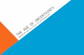 THE AGE OF UNCERTAINTY MODERNISM AND THE CRISIS OF REPRESENTATION.