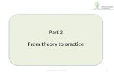 © Curriculum Foundation1 Part 2 From theory to practice Part 2 From theory to practice.